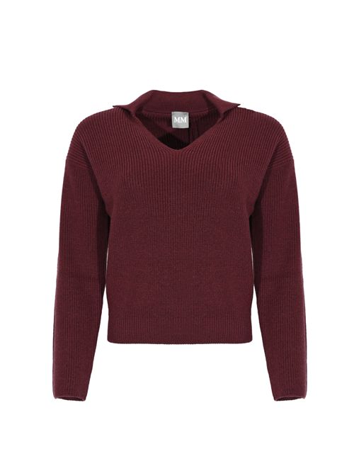 Maglia Acceso in lana Bordeaux MM Max Mara | 2526366068600009